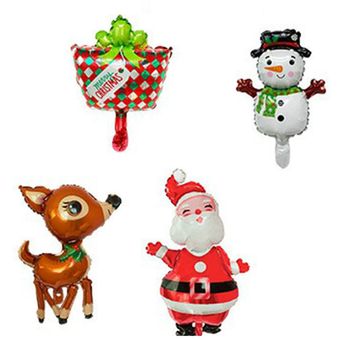 Set de decoración de cumpleaños de Navidad Suministros de globos de látex confeti de Navidad 