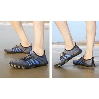 Zapatos De Playa Acuáticos Calzados de deporte Unisex Gris 