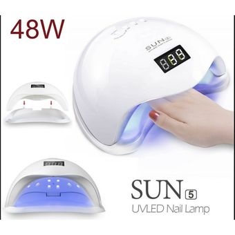 Generico - Lámpara Led Uv 48w Sun5 Uñas Manicure Esmalte Permanente