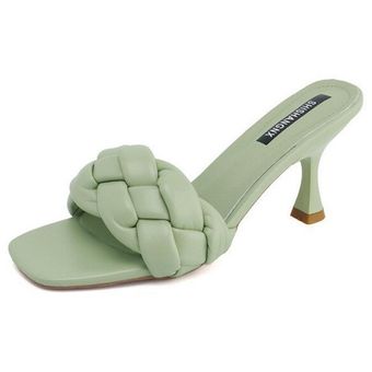 Dihope Gradiator sandalias de mujer diseño de punto mujer sandalias 