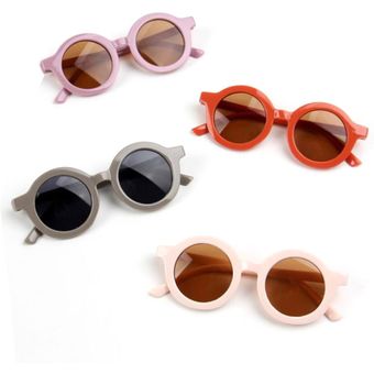 gafas de sol de estilo Retro para niños y niñas,lentes de 