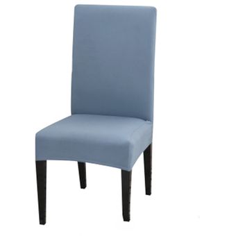 Anti-sucio fundas de LICRA para silla cubierta para silla elástica Color sólido siameses minimalista Hotel restaurante casa #Color 10 