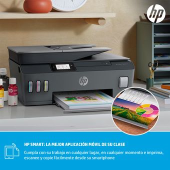 Impresora Multifuncional HP Smart Tank 615 con WIFI, Bluetooth