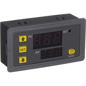 Controlador de temperatura digital LED Termostato Termómetro Control d 