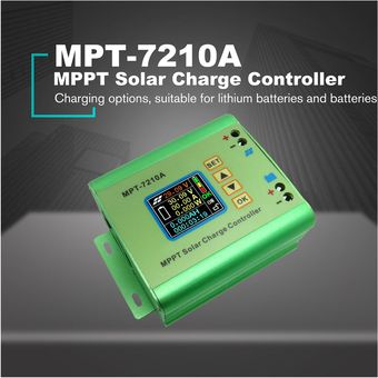 MPT-7210A 24364860  72V Color LCD DC-DC MPPT Panel solar Controlador de carga 
