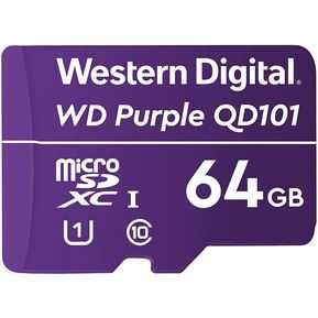 Memoria MicroSD 64GB Western Digital WD Purple SD QD101 SDXC...