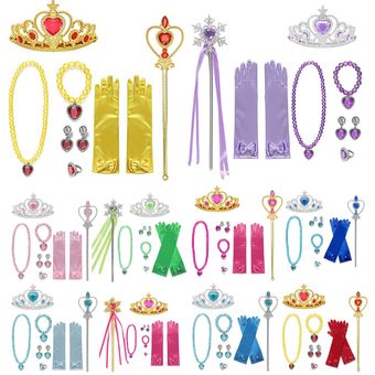 Accesorios de princesa de Frozen para niñas,Elsa,Anna,Ceni 