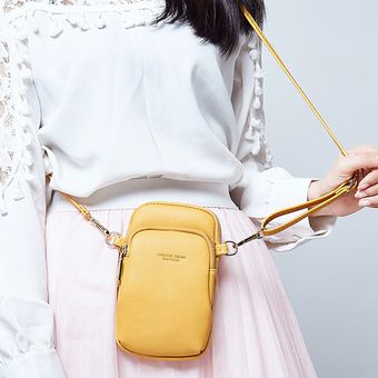 Bolso bandolera mujer bolso diagonal simple marrón 