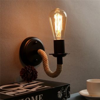 Lámpara de pared americana de Estilo vintage para sala de estar lámpar 