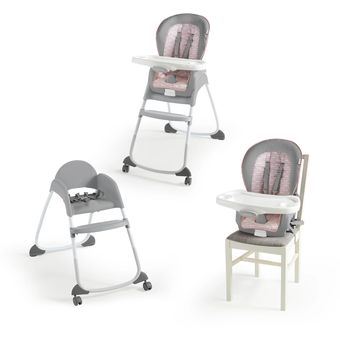 HONEY JOY Silla alta 5 en 1, silla alta convertible para bebés y niños  pequeños/juego de sillas de mesa/asiento elevador/silla para niños pequeños  con