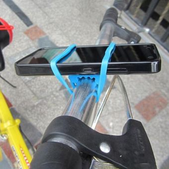 banda de silicona para fi Soporte de luz para manillar de Bicicleta 