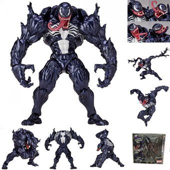 Bullock hecho a mano movible y extraíble Muñeco Venom Eddie 
