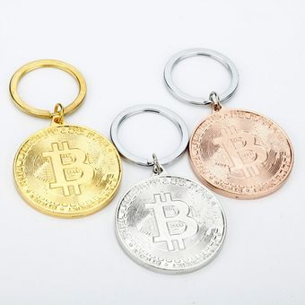 Moneda conmemorativa de la moneda de  Moneda virtual llave de metal llaveros llavero y oro 