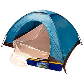 Carpa Camping Armable Semi Impermeable 4 Personas Colores Varios