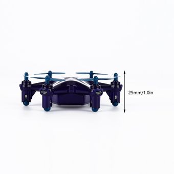 U846 Mini Compact Blue 2.4 GHz 6 Axis Gyro 4 canales Quadcopter 