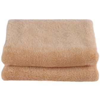 Sólido de color suave manta polar de coral material práctico pequeña manta 