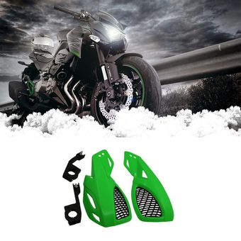 verde 1 par de manillar protector de la mano contra el viento de la Guardia motocicleta para vehículos todo terreno 
