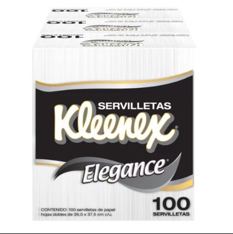 Servilletas Elegance Kleenex 612629 300 Pzas - Blanco
