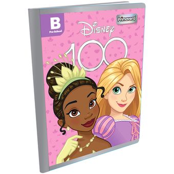 Cuaderno Cosido Pre-School B Disney 100 Princesas Tiana Rapunzel ...