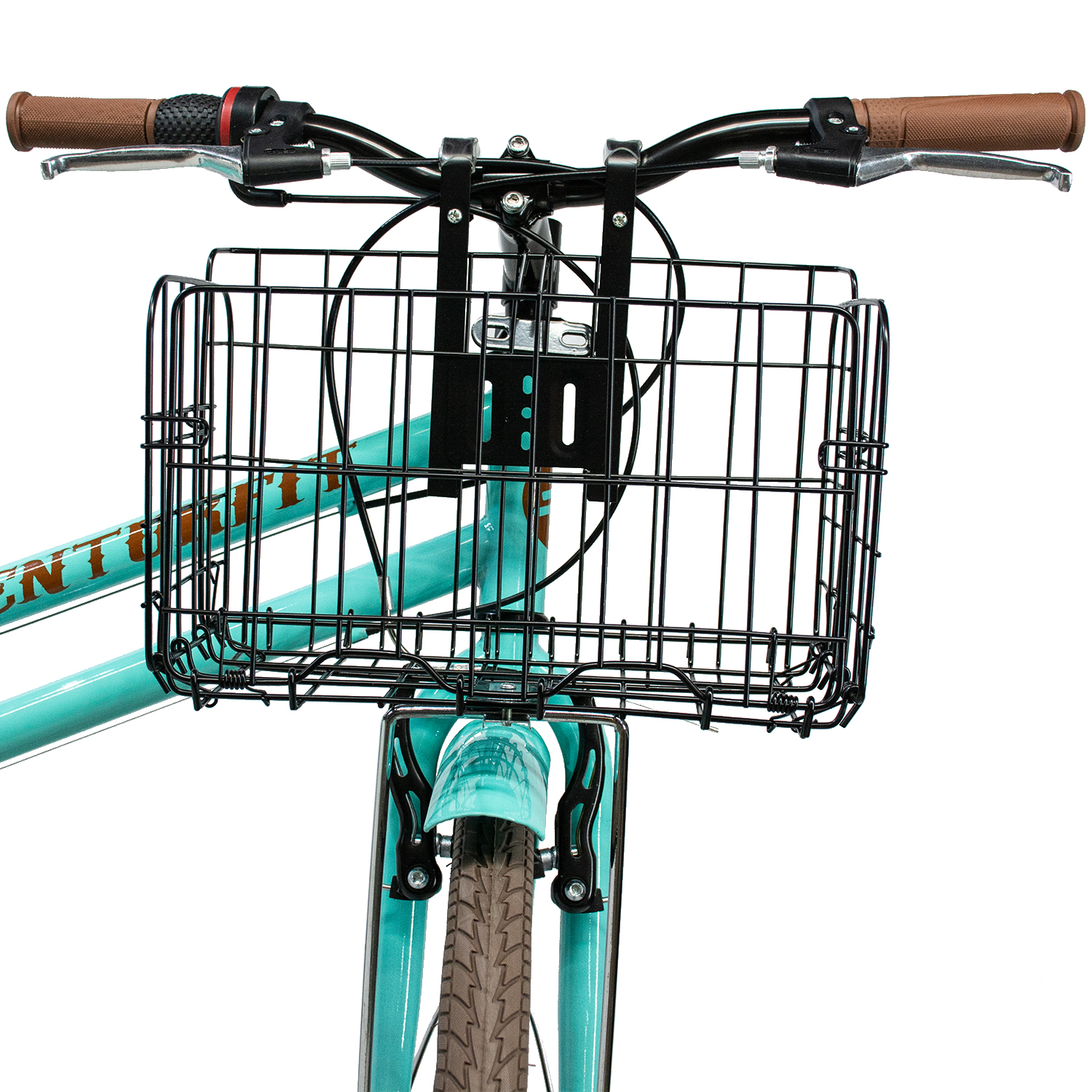 Bicicleta Vintage R26 6V Centurfit V.Break Urbana Canastilla Menta