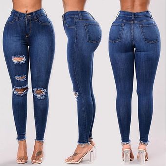 Nueva primavera cintura alta madre jeans mujer jeans jeans 