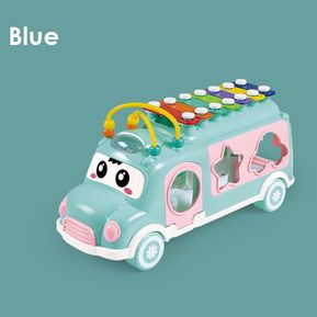 Happy bus didáctico para bebés Huanger 7 accesorios y xilófono