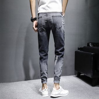 C 6655 Azul Jeans De Tamaño Grande Para Hombres 