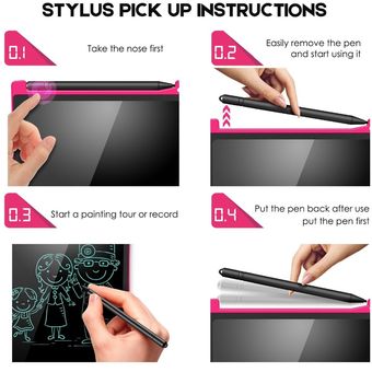 Writing Tablet 12 Inch Electronic Digital Electronic Graphics Drawing Board Doo 