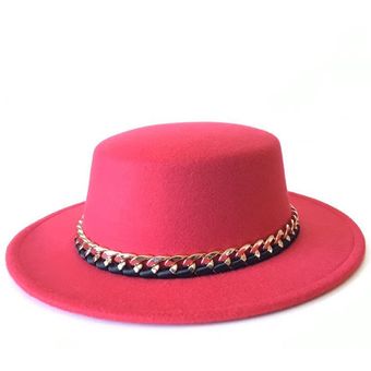 Sombrero elegante de lana con lazo para hombre y mujer  gorro elegan 