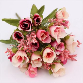 20 Cabeza Rosas Bundle boda sala de estar casera decoración de la flor  artificial | Linio Perú - GE582BO02III6LPE