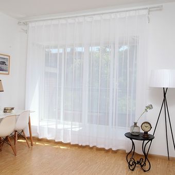 dormitorio estor transparente ventana Cortinas para sala de estar 