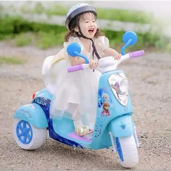 Moto Eléctrica Batería Niña Bebe Montable Musical Vespa 1 - 6 Años