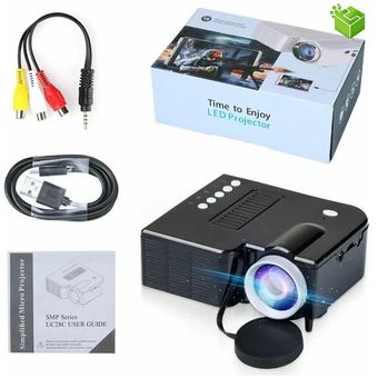 PROYECTOR DE LUZ LED portátil mini equipo de video miniatura