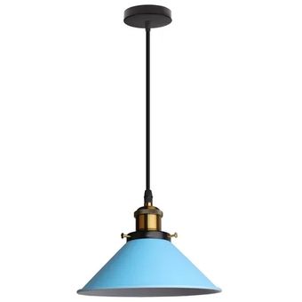 Lámpara Colgante Moderna Luz De Techo Color Macarón E27 