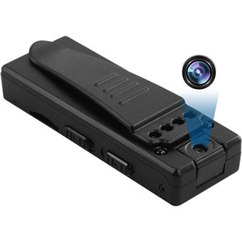Mini Camara Seguridad Clip Portatil Lente Bolsillo Grabadora DVR