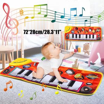 【Oferta especial】 Alfombra de música para bebés Niños gateando Alfombr 