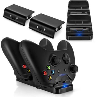 Cargador Controles Xbox Series S X One Dock + 2 Baterías Dobe Conexión USB