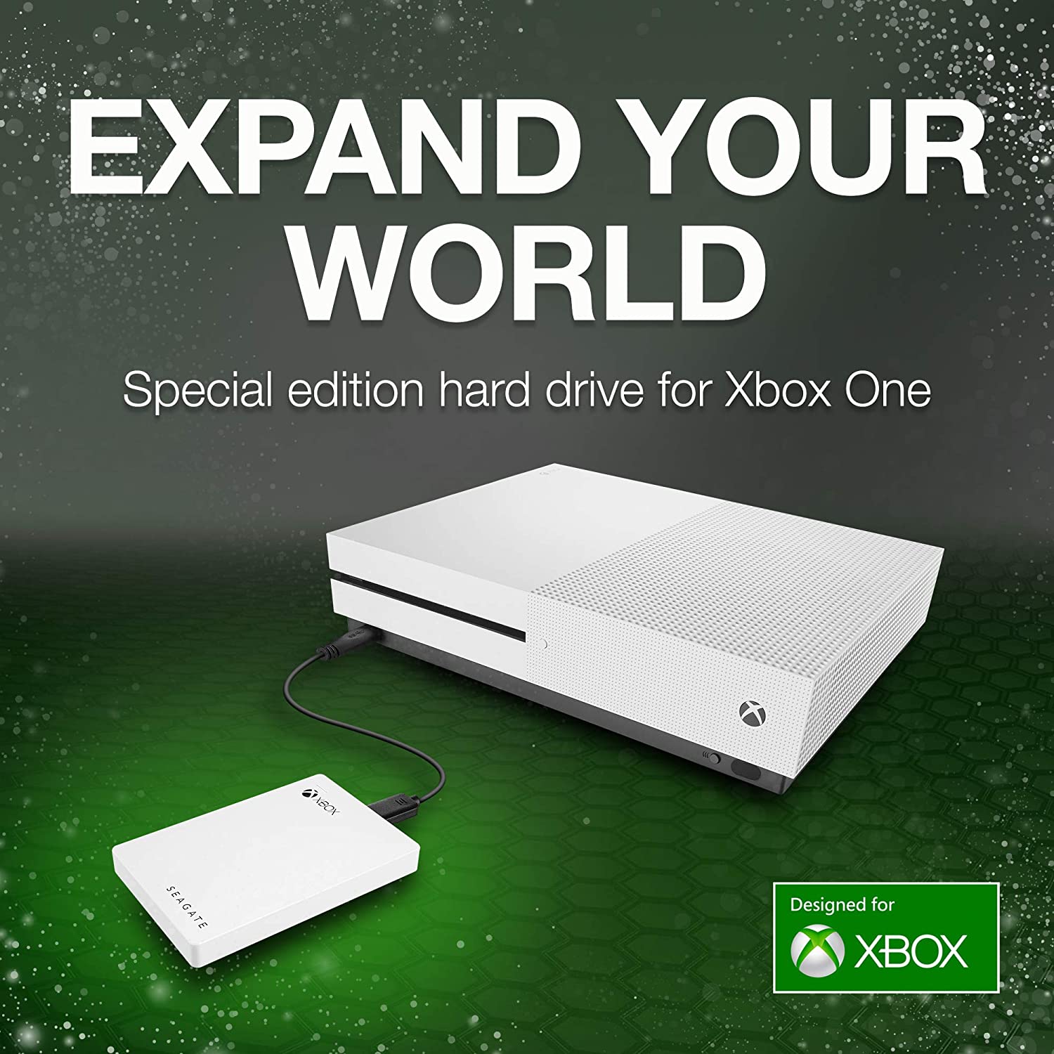 Disco Duro 4 TB Seagate Blanco - Xbox One
