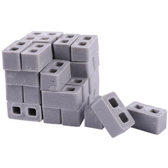 Teaching Cl Wall Cet New 32Pcs Mini Cet Cinder Bricks Construye tu pro 