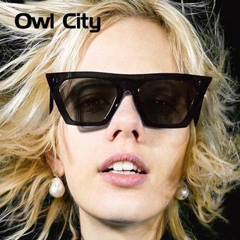 Owl City ojo de gato gafas de sol gafas de sol diseñadormujer 