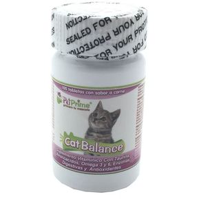Cat Balance Gatos Vitaminas Digestion Bola De Pelo 100 Tab