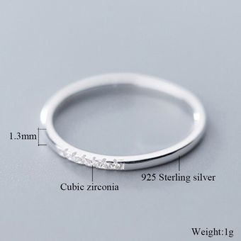 Anillo De Molde De Plata Genuina Anillo De Conector De Mano 