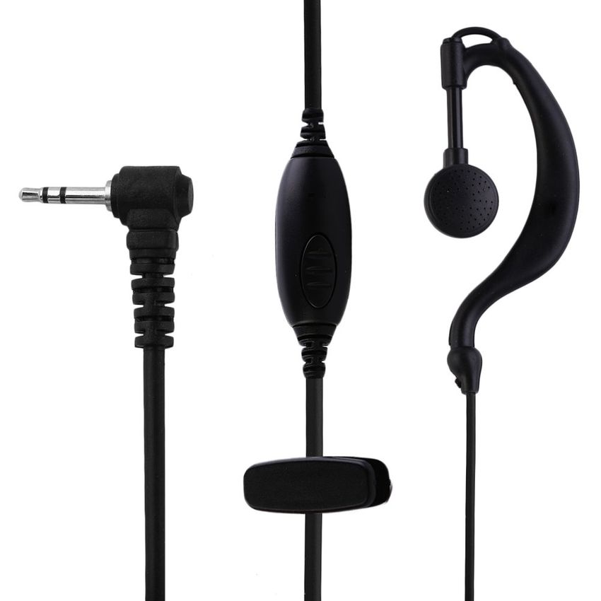 PROFESIONAL DE 2.5mm G Forma CLIP Auriculares para el oído / Auricular MIC para Motorola