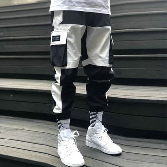pan Streetwear pantalones Cargo de harén multibolsillos para hombre pan Streetwear pantalones Cargo de harén multibolsillos para hombre