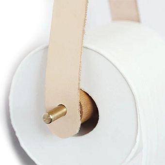 Nordic Creative Wood Toilet Roll Paper Rack Bathroom 