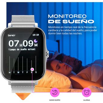 Smartwatch Mujer Reloj Inteligente Deportivo Mesh Negro – La Casa