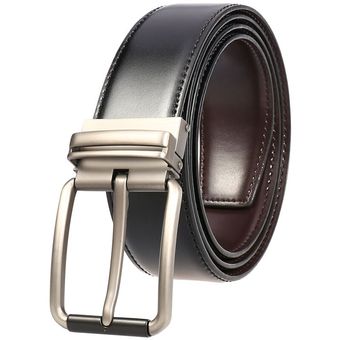 Cinturón de cuero 6cm ancho con anillos