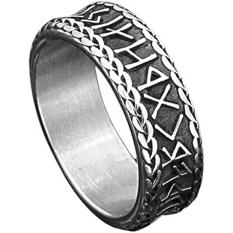 Anillo de acero inoxidable para hombre - argolla en acero