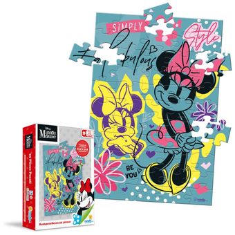 Puzzle 4en1 Bebé Disney Mickey y Minnie, 1 - 39 piezas