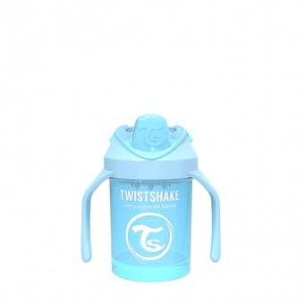 Vaso entrenador Twistshake Mini Cup Azul 230ml 4+m